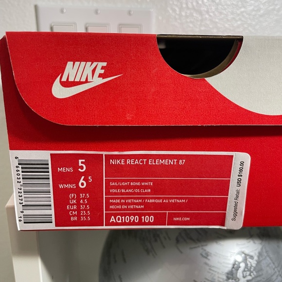 Nike Element React 87 Sail Light Bone - Picture 10 of 13